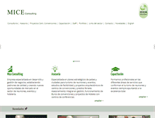 Tablet Screenshot of miceconsulting.com